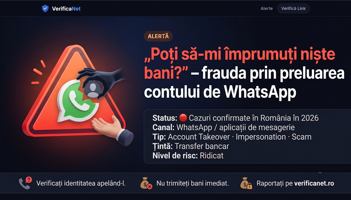 Mesajul de WhatsApp de la un prieten care îți cere bani